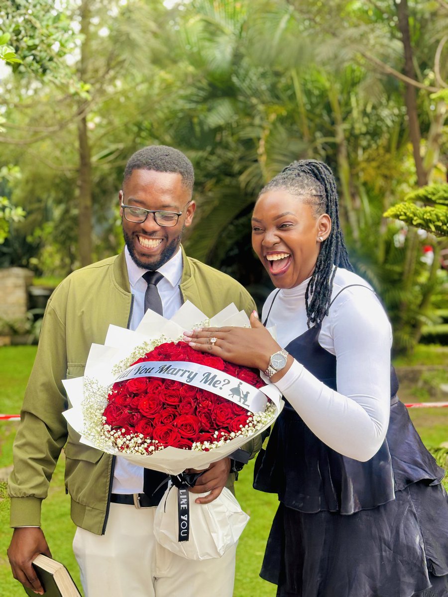 NabaggalaSandie's tweet image. I said YES to my best friend at Church aponyeza obwa single. Goodbye to song life #goodbyetosibgle life