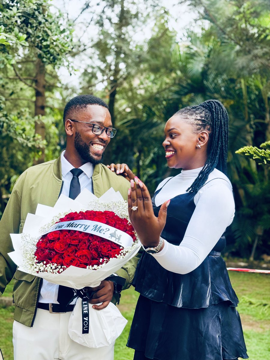 NabaggalaSandie's tweet image. I said YES to my best friend at Church aponyeza obwa single. Goodbye to song life #goodbyetosibgle life