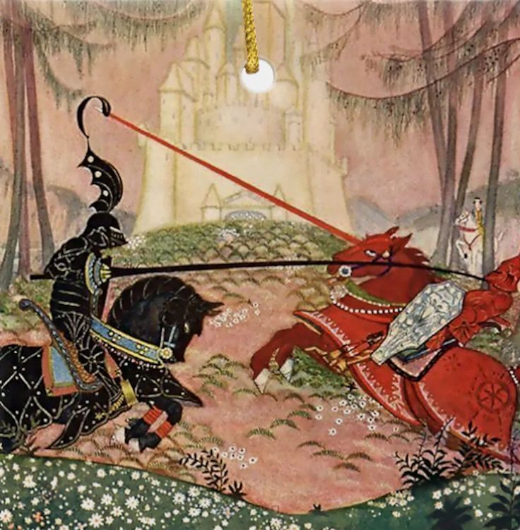 AraceliRego's tweet image. A Knightly Joust” by Thomas Mackenzie