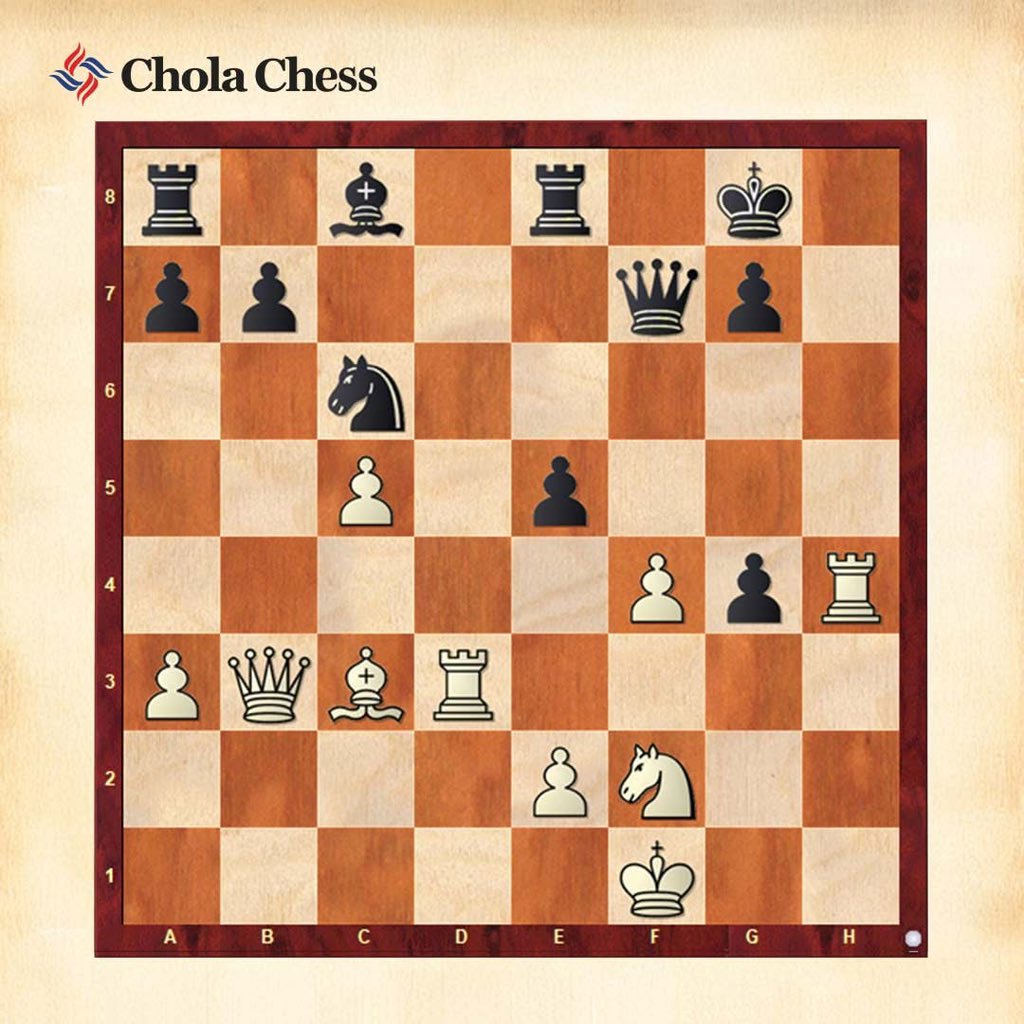 CholaChess's tweet image. Puzzle #07 - A basic tactical shot wins Black’s queen! Comment your answers below!
#CholaChess #CSRinitiative #FutureGrandmaster #MakeEveryCount #Limitless #Bharat #ChessIndia #Chessmaster #chesspuzzle #chessmoves
