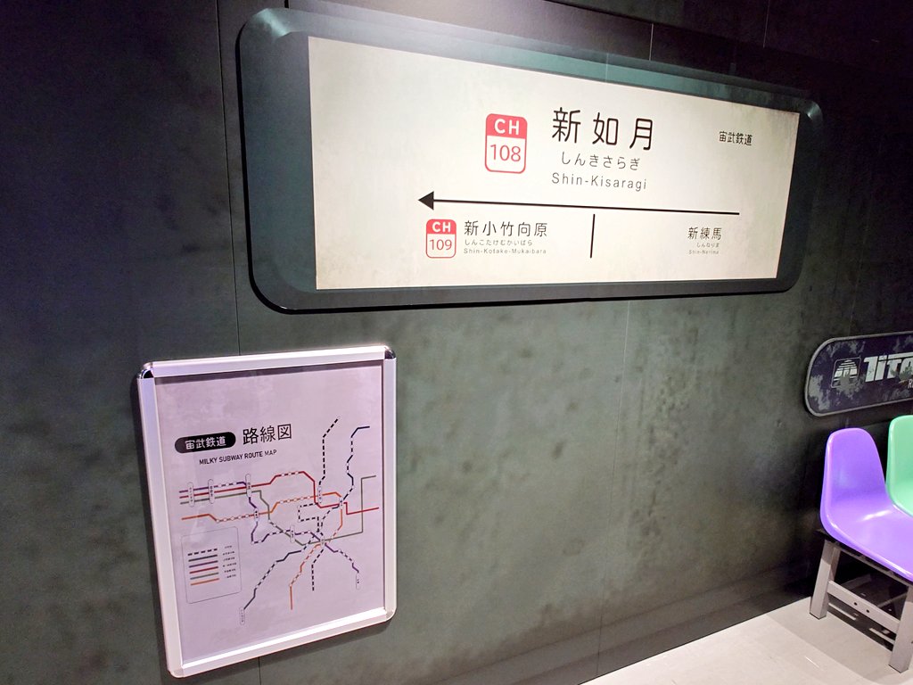 銀河特急 ミルキー☆サブウェイ 銀河の果てまでいってきました！展に