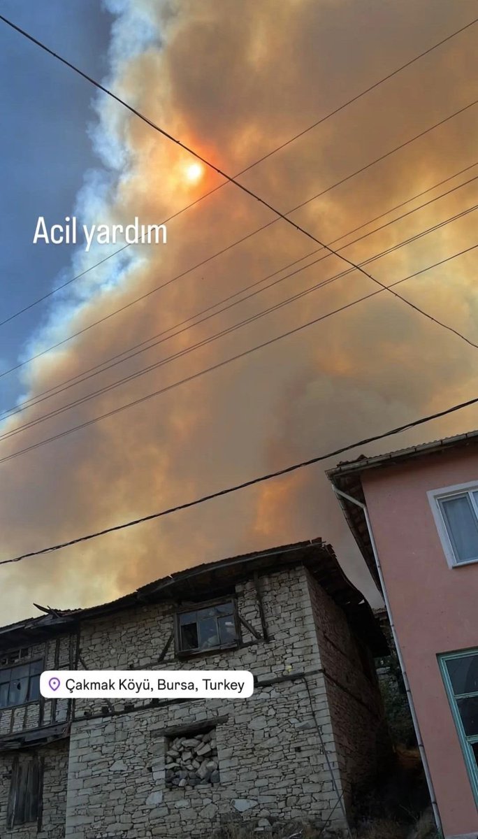 Harmancıkta yangın köylere indi iniyor köyler boşaltılıyor lütfen yardım edin,yardımcı olun.