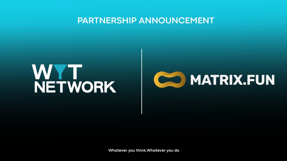 WytNetwork's tweet image. 🚨Announcing our partnership with @matrixdotfun
Matrix.fun is the Engagement Layer Web3 Has Been Missing. It is the ultimate infrastructure layer for token-powered competition, fun, and engagement, enabling any token, in any game, to run skill-based tournaments…