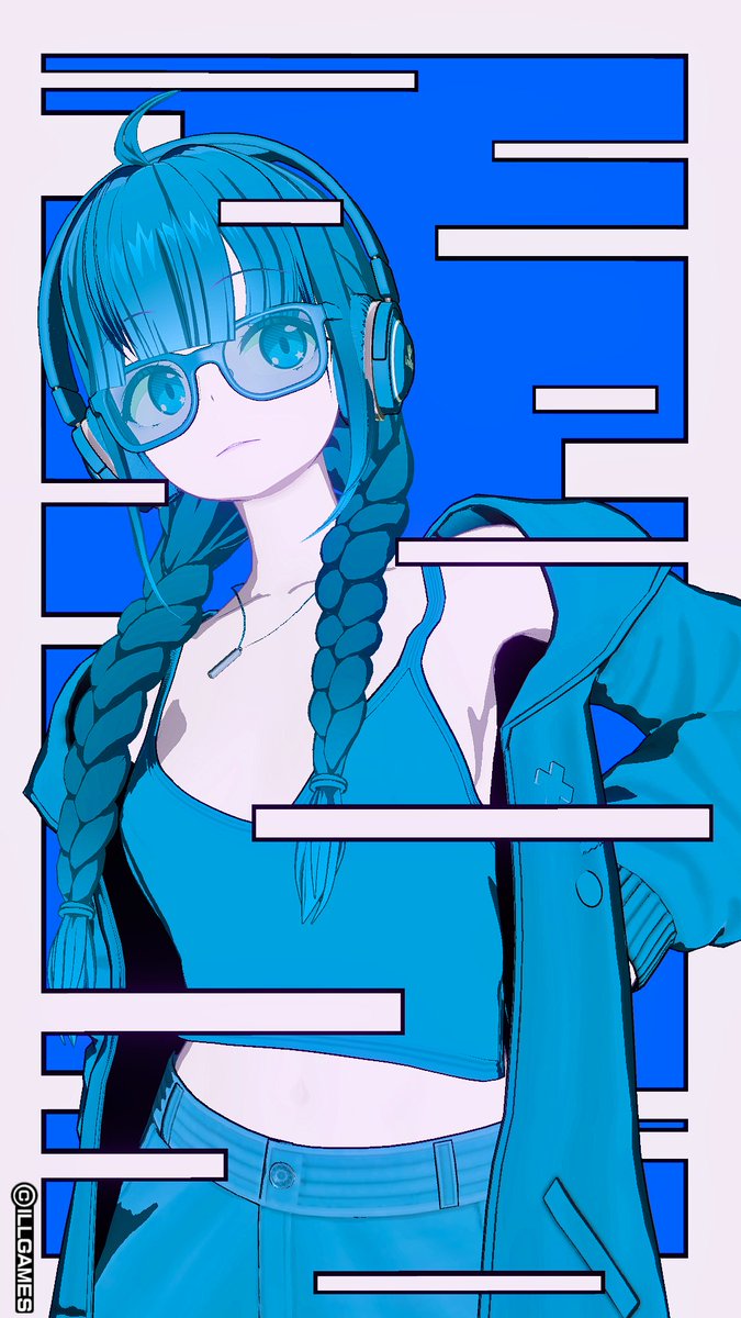 モダンブルー🦋
#サマすく