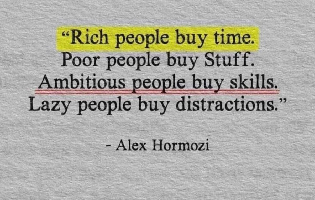 Kellykellam's tweet image. Everyday, ask yourself, “what am I buying today”

Your actions are always investing in something. 

Which one of these have you been embodying lately?