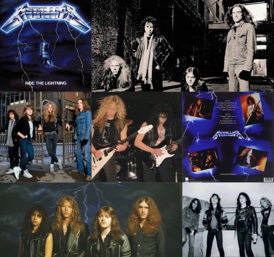TheMetalliHat's tweet image. 7/27: Happy 41st Anniversary to the album, Ride The Lightning. It’s Metallica’s 2nd album, released on this day back in 1984. The album peaked at number 100 on the Billboard 200 chart and is certified 6x platinum. #Metallica