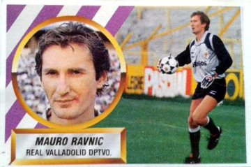 El portero 🇭🇷 Mauro Ravnić dejó muy buen recuerdo en sus cuatro temporadas en el Pucela (88-92) y fue el portero de la final de Copa ante el Madrid.

Indiscutible en sus dos primeros años, con la llegada de Maturana perdió la titularidad. En el Lleida volvió a brillar.