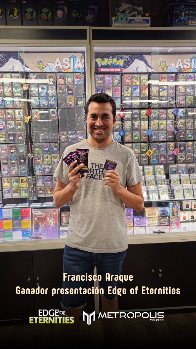 MetropolisCnter's tweet image. 💪🏻 Francisco Araque, otro nuevo campeón que se suma al Hall de la Fama de #Metropoliscenter en las presentaciones de #edgeofeternities
🎉 ¡Enhorabuena, campeón!
#mtg #magic #magicthegathering