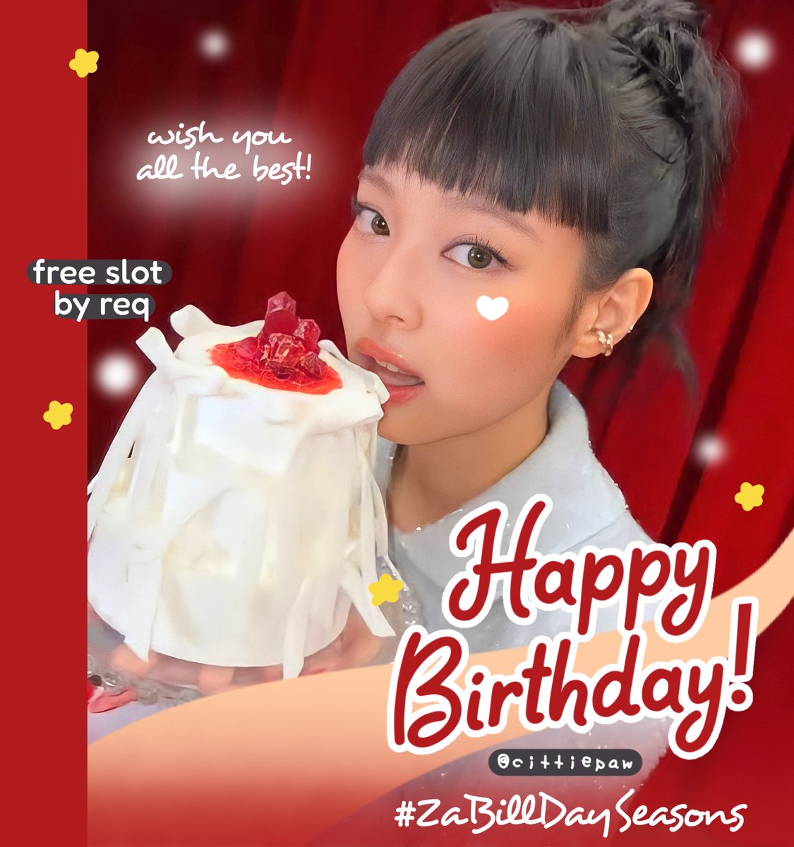 royalc's tweet image. Happy Birthday, Zabilla! @cittiepaw Wishing you a year where all your hopes come true. May you always be healthy and happy, and a source of happiness for others. God bless you!
And also a big thanks for sponsoring the layout at Kak Oci @potraait 💕💕
#ZaBillDaySeasons