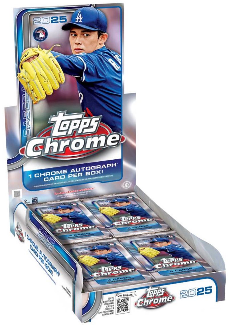 OffDaHook35's tweet image. 2025 Topps Chrome
After letting it simmer for a few days…
Some thoughts:
1) Some of the additions to the product are pretty good (Gold Logoman)
2) Rookie auto checklist is still brutal. The good news is that it can only grow so much after this year. Will likely have to…