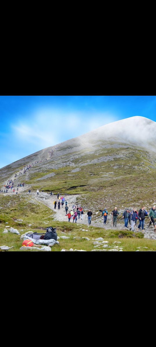 Witness2Hope's tweet image. The Reek in Mayo what a climb it is done it in 1993 will do it next year might have a tweet meet at the top 🙏❤️🙏❤️who's in ?