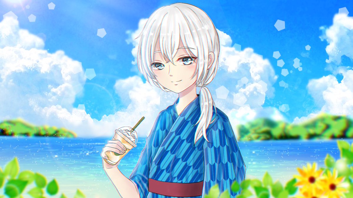 nagi_kun1's tweet image. 夏にはスタバでフラペチーノの飲んでひんやりしよう❤︎