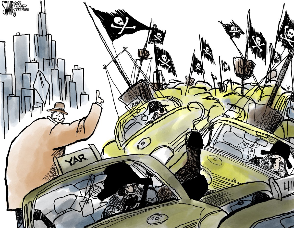 Scott Stantis (@scottstantis) on Twitter photo Many taxis in Chicago are refusing to run their meters.
Read the <a href="/chitribopinions/">Chicago Tribune Opinion</a> editorial at bit.ly/474xXZp
<a href="/chicagotribune/">Chicago Tribune</a> #chicago #taxis #meters Many taxis in Chicago are refusing to run their meters.
Read the <a href="/chitribopinions/">Chicago Tribune Opinion</a> editorial at bit.ly/474xXZp
<a href="/chicagotribune/">Chicago Tribune</a> #chicago #taxis #meters