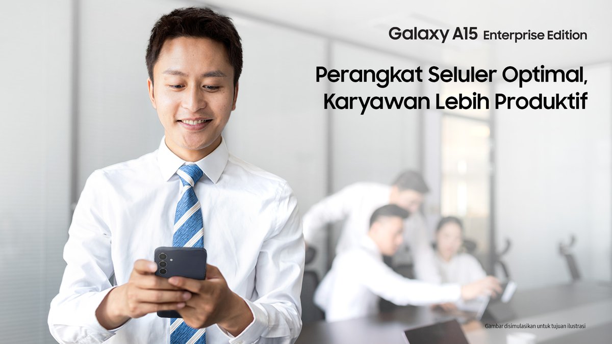 samsungID's tweet image. Kerja cerdas dimulai dari perangkat yang tepat.
#GalaxyEnterpriseEdition + Samsung Knox Suite = solusi mobile aman & produktif untuk tim Anda.
🌐 smsng.co/GalaxyforWork-…
#SamsungBusinessIndonesia #GalaxyForWork