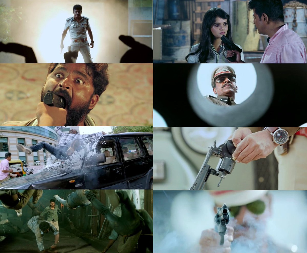 CNKellerbach's tweet image. „Rehabilitation? Verbrecher kriegen das einfach nicht in ihre Köpfe. Das Einzige, was sie in ihre Schädel passt, ist eine Kugel!“

Kannada Cinema sorgt mal wieder dafür, dass Stallones CITY COBRA wie versöhnliches Kuschelkino wirkt. 😄#Rustum (2018). Good violent fun!