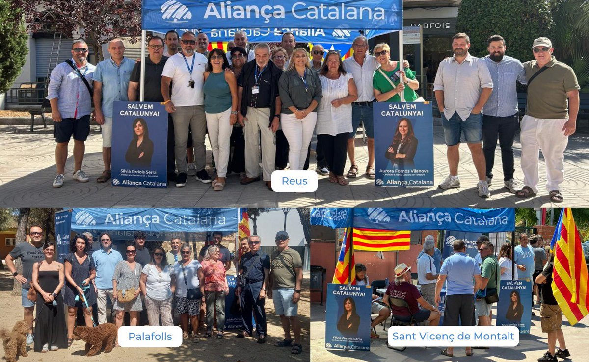 Moltes gràcies a tothom qui s’ha acostat a les nostres parades informatives per conèixer el nostre projecte. I també a la Generalitat, que ha enviat cossos policials a aixecar-nos acta pels bitllets d’avió de deportació. Potser s’inspiren i tot! 👋✈️

💙#SalvemCatalunya