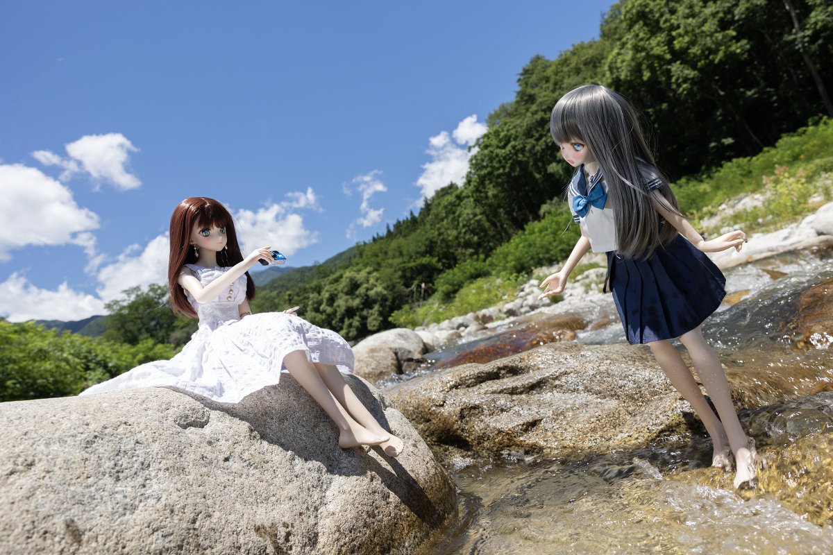 JNRTAMA's tweet image. やっぱり2人とも顔が見えた方がいいかしら😊
「しょーこちゃーん　こっち向いて～」