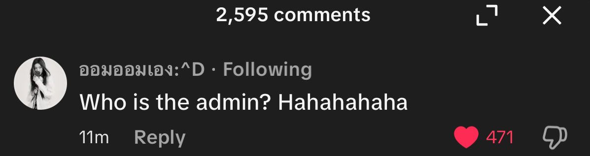 blueorms's tweet image. not orm asking “who’s the admin?” in ling’s latest tiktok lmfaooo this is the gen z girlfriend effect