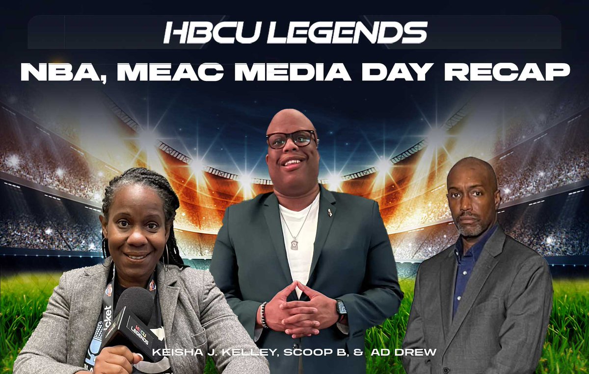 ktmoze's tweet image. 🚨 NEW EPISODE ALERT! “HBCU Sports Convos” drops this morning at 9 AM CT/10 AM ET. Get ready for @ScoopB 🏀 + a MEAC Media Day deep dive with @BlackCollegeExp & @BcsnDrew! 🧵👇
📺 WATCH: urbanedgenetwork.net/watch/238 or UEN mobile app.