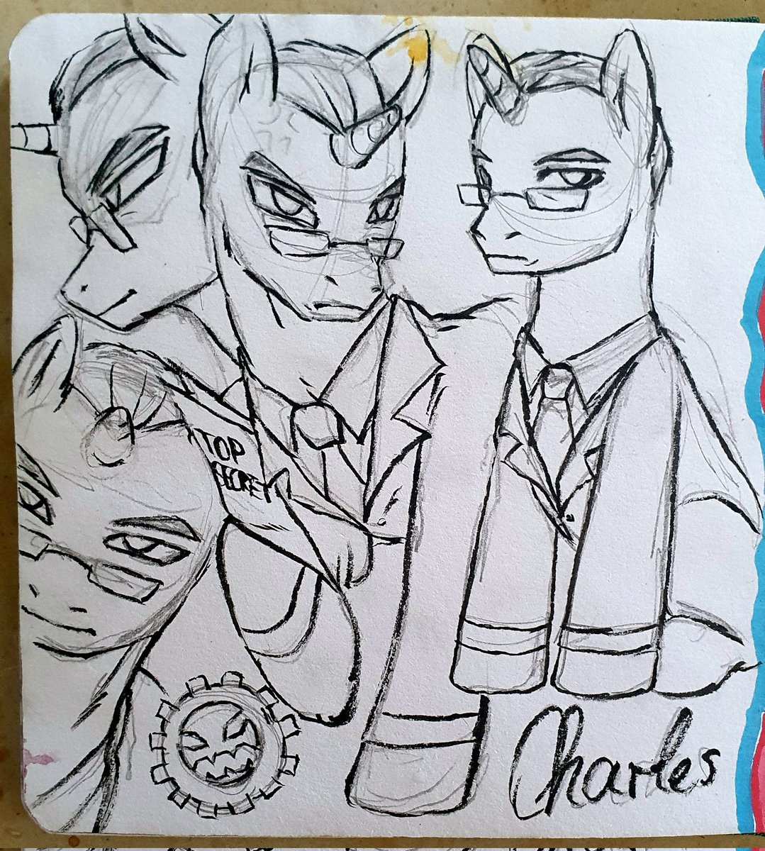 BiscuitLauncher's tweet image. Pony Charles wip #metalocalypse #dethklok #charlesoffdensen #MLP #mylittlepony