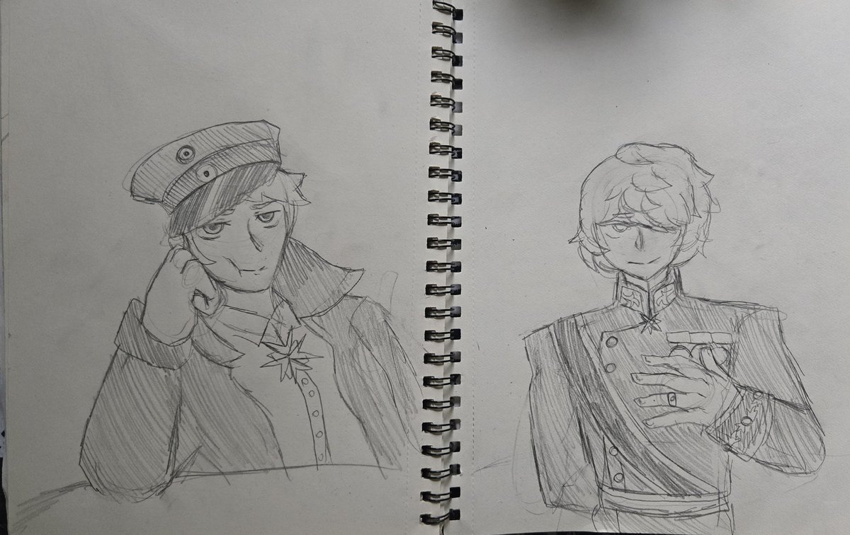 WDK_Dos's tweet image. The Baron and the Duke.
If I have time and will, I might expand on the rivalry between the pilot that could and the "dragon whisperer."