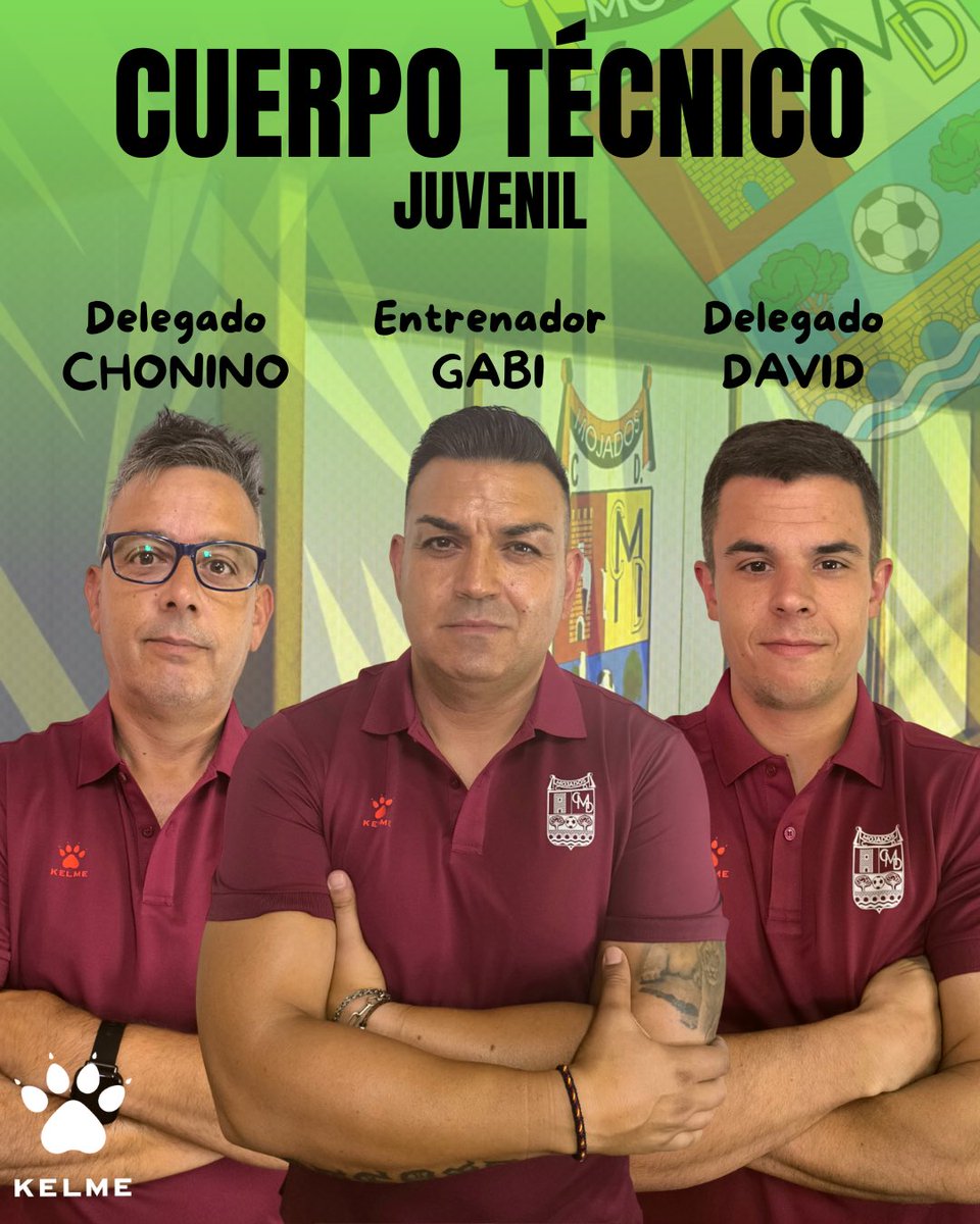 🫡 CUERPO TÉCNICO | JUVENIL

Hoy os presentamos al cuerpo técnico de nuestro juvenil. Nuevo reto en 2ª.

Vamos a disfrutar todos con nuestro juvenil que nos van a dar muchas alegrías. ¡Mucha suerte equipo!💛