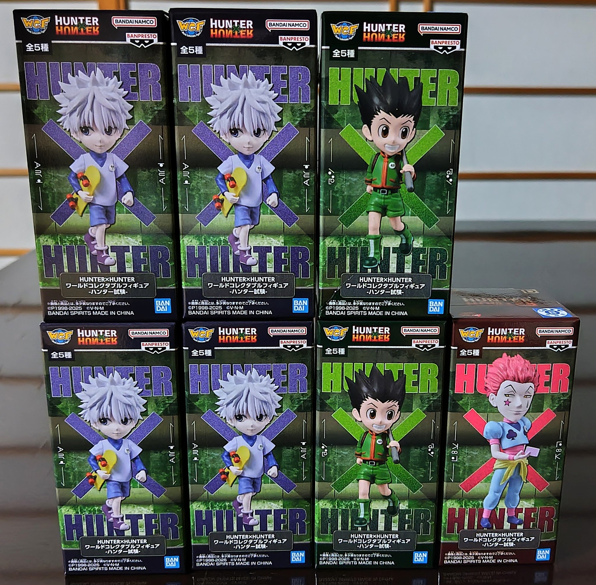 HUNTER×HUNTER ワールドコレクタブルフィギュアＡx3・Ex2 計5個 HUNTER×HUNTER ワールドコレクタブルフィギュア-ハンター試験