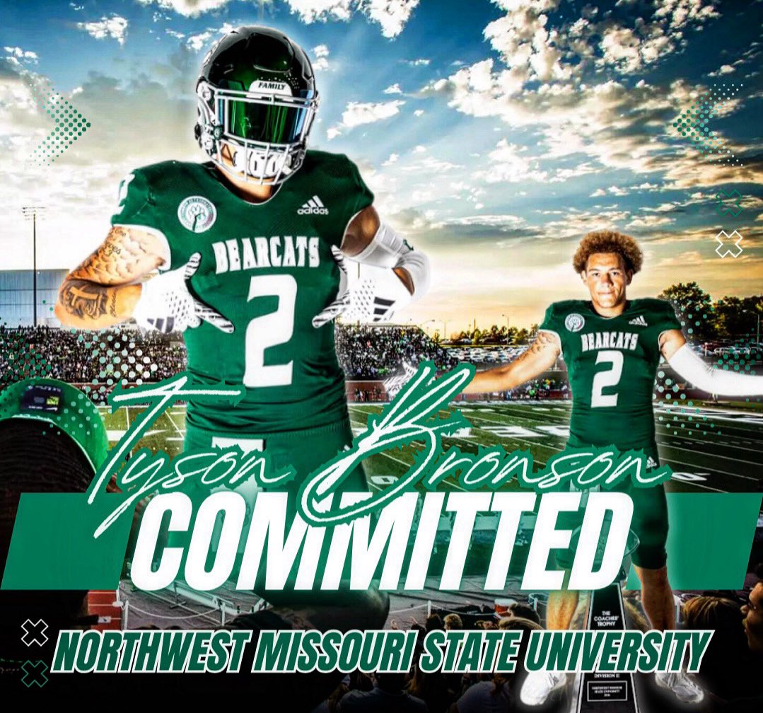 OFHSfootball's tweet image. We’re incredibly proud to announce Tyson’s commitment to Northwest Missouri State University! 🙌

Your hard work and dedication have been a huge part of this team’s success 🦅🏈

We can’t wait to see what you do this season and beyond! 💚

#ofpride #hsfootball @TysonBronson