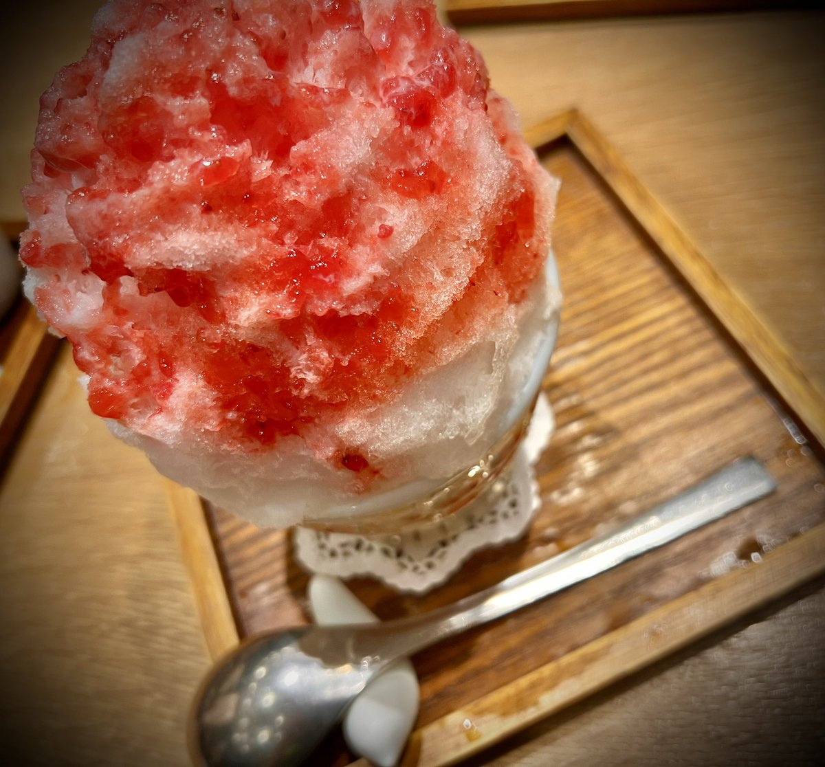 TECHNOuchi's tweet image. 今日は暑かったので甘味処(ほうじ茶ラテ、みたらし団子、餡蜜、かき氷、黒蜜きな粉アイス)してきました。
