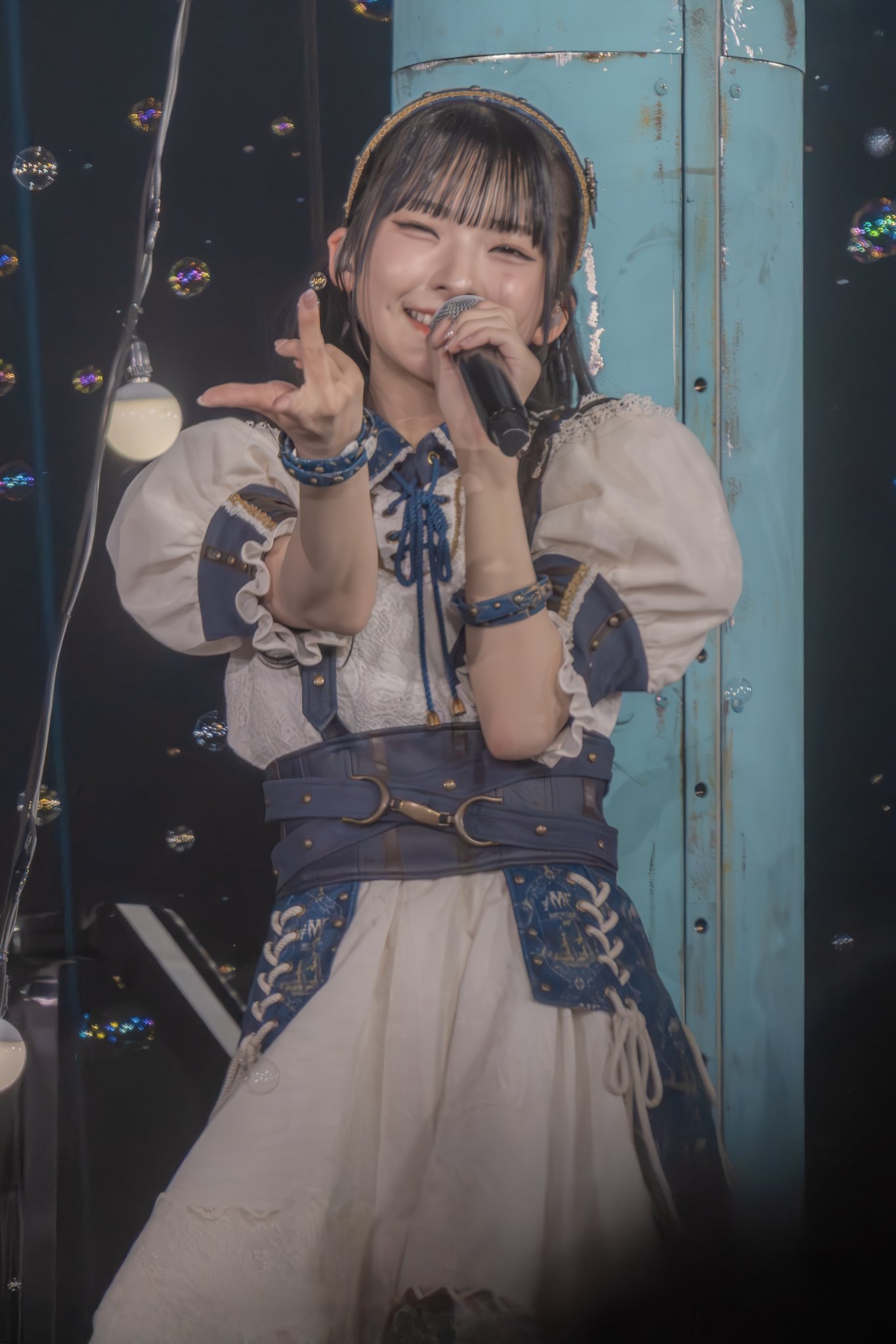 ≠ME永田詩央里 直筆サイン入り生写真 全国ツアー2025 カフェ樂園 ≠ME 全国ツアー2025「We want to find “カフェ樂園”」6月7日