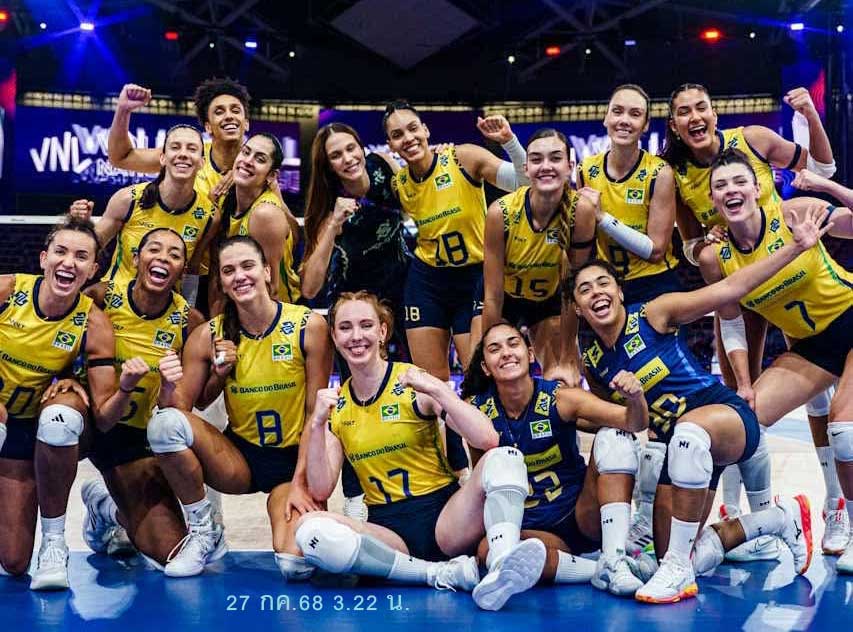 pirachan's tweet photo. BRA 3 - 2 JPN #วอลเลย์บอลหญิง #VNL2025 .. 27 กค.68 3.22 น. https://t.co/jOWvxAKTms