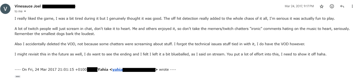 The malding went so far that some chatters looked up my channel and posted comments that upset 16 y.o me back then

But Joel enjoyed the ironic mess it was, reassured me it was a fun time &amp; taught me the valuable life lesson that you just can't please everybody

Thank u jobel ♥️