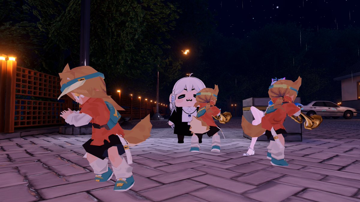 luseal_vrc's tweet image. 화본역에서 마메히나타 트럼펫 연주
#VRChat
