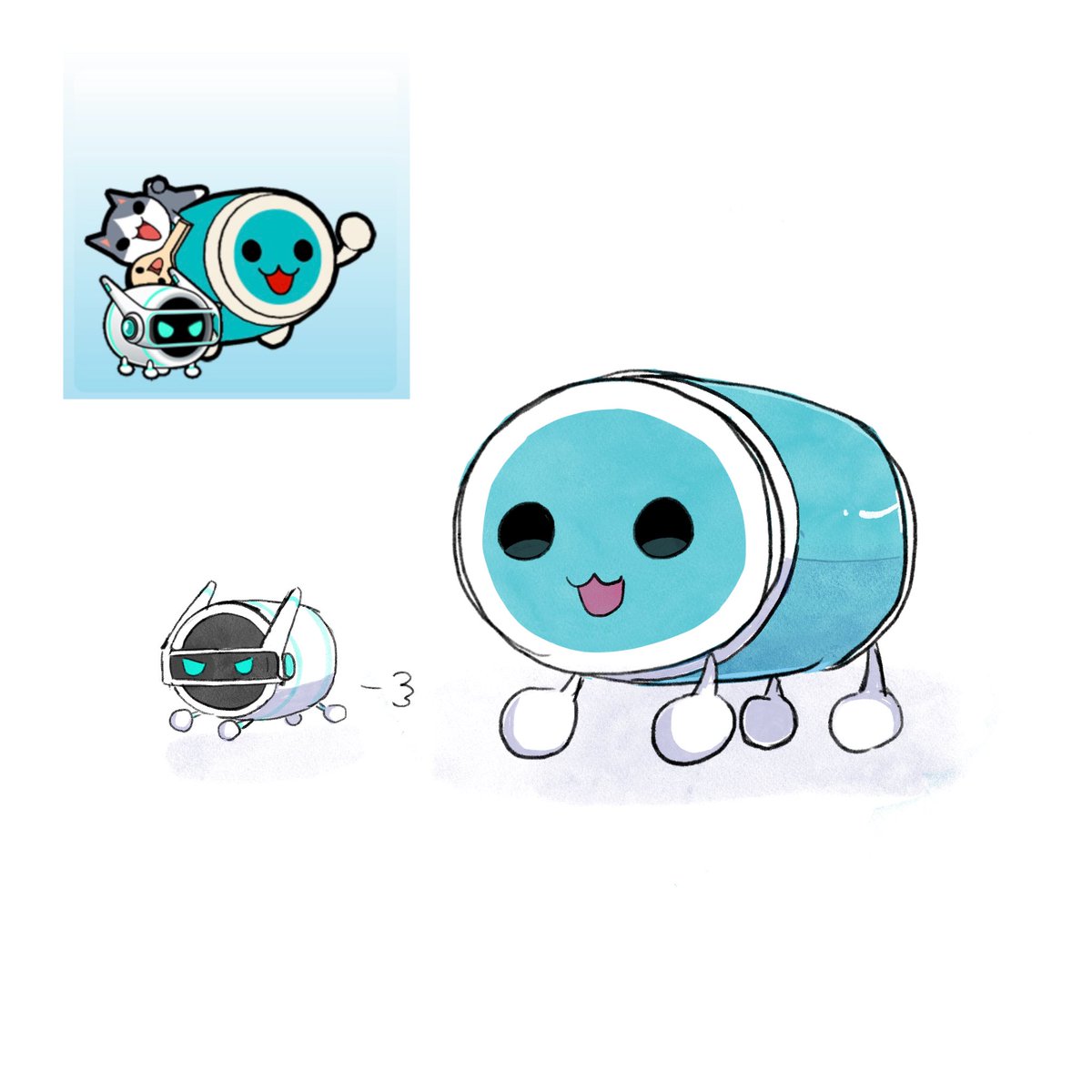 pokedon_2000's tweet image. #taiko_art