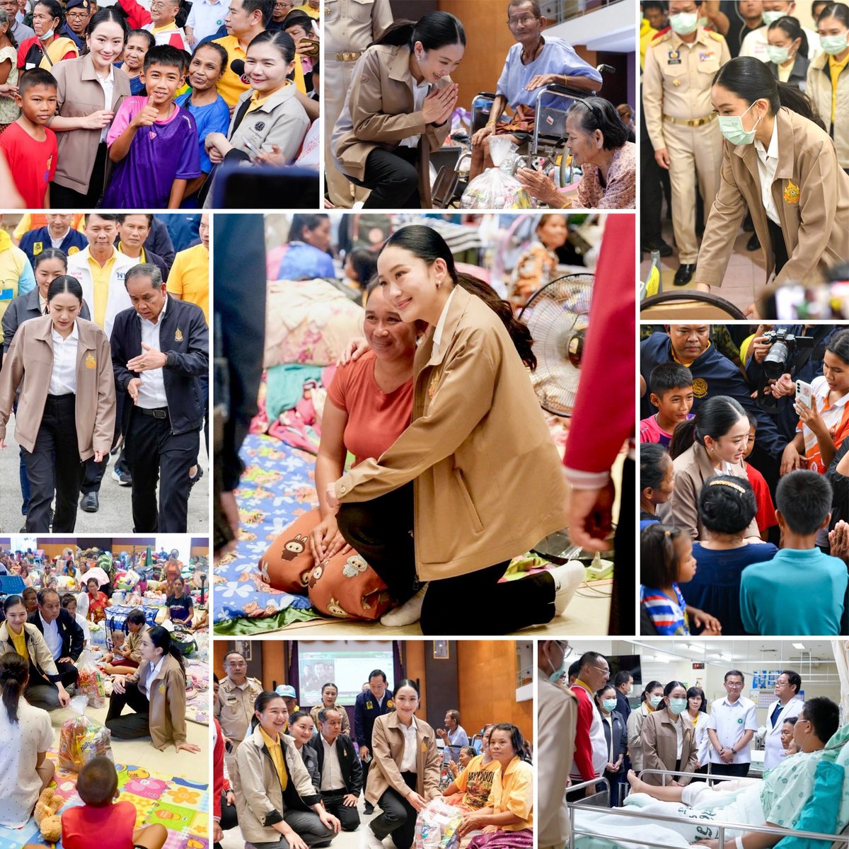 payunerng's tweet image. ขออนุญาตแชร์: PM Photo Recap 📸 - วันนี้ท่านนายกฯ @ingshin ลงพื้นที่จังหวัดสุรินทร์ เพื่อเยี่ยมและให้กำลังใจประชาชนในพื้นที่ผู้ที่ต้องอพยพจากสถานการณ์การสู้รบตามชายแดนไทย-กัมพูชา 🤝🏼 #รัฐบาลแพทองธาร #นายกแพทองธาร #เพื่อไทย #สุรินทร์ #PMonTour #IngxPM31