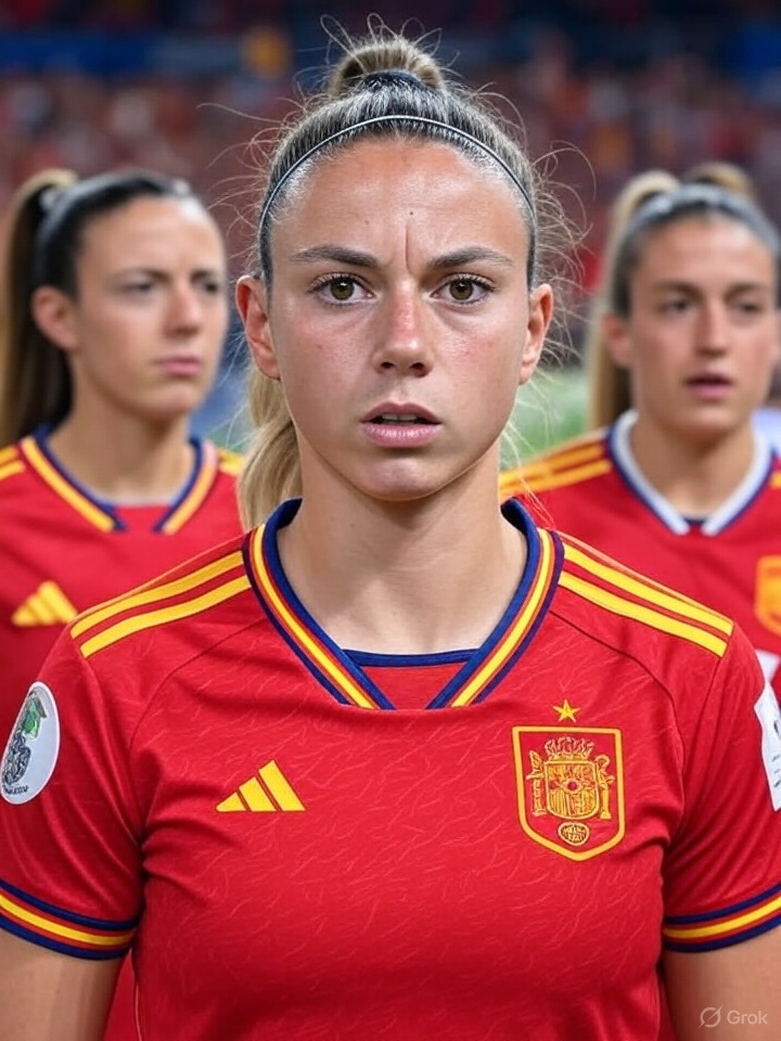 ¡Sorpresa en el once inicial!  Athenea del Castillo, la joya del Real Madrid, se cuela en la alineación titular de España  para el crucial partido de hoy en la Eurocopa Femenina. La joven delantera, conocida por su velocidad y desborde, promete ser un dolor de cabeza para la