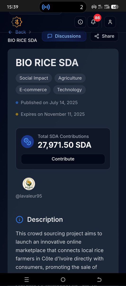 BiORICESDA's tweet image. We would like to express our sincere gratitude for the trust you place in our project. Thanks to your commitment, we are moving forward every day towards a sustainable and prosperous future for local rice in Côte d'Ivoire.
Each SDA investment is a seed of hope planted in fertile…