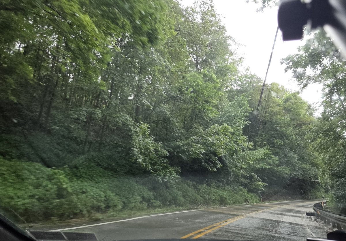 Bill Millington (@billmill96) on Twitter photo A lot of water runoff from the hills. This is Rt 88 in Finleyville, near Nasal Ln. <a href="/NWSPittsburgh/">NWS Pittsburgh</a> #pawx #weather A lot of water runoff from the hills. This is Rt 88 in Finleyville, near Nasal Ln. <a href="/NWSPittsburgh/">NWS Pittsburgh</a> #pawx #weather