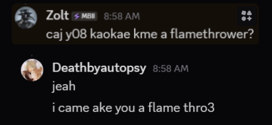 Nightkiller300's tweet image. 2uam goin t48o make flamethro23