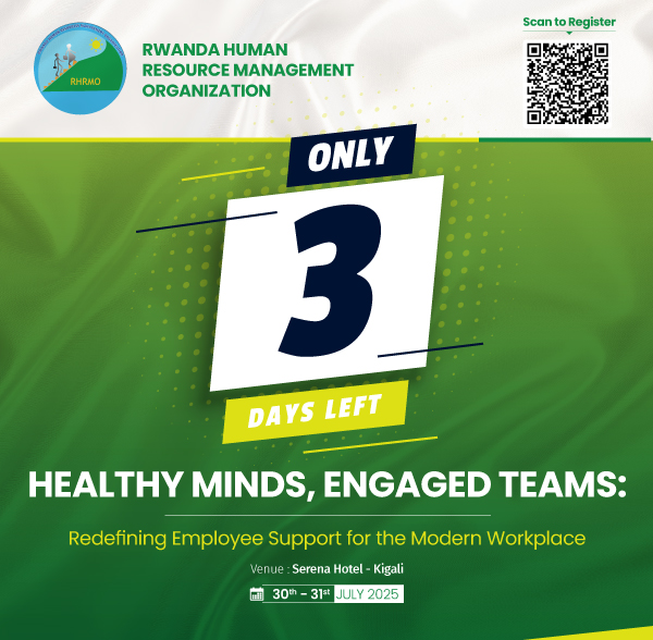 🔔 Only 3 Days Left!
Are you ready to transform how your workplace supports mental health, resilience, and people-centered performance?

Read the full Workshop Concept Note: online.fliphtml5.com/kedpm/futt/#p=2

Register Now: lnkd.in/eT5mtRsx

#RHRMO #HealthyTeams #MentalHealthAtWork
