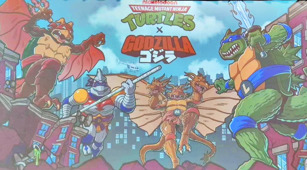 New Image Of Godzilla X TMNT at SDCC! DONNIE IS JET! I REPEAT