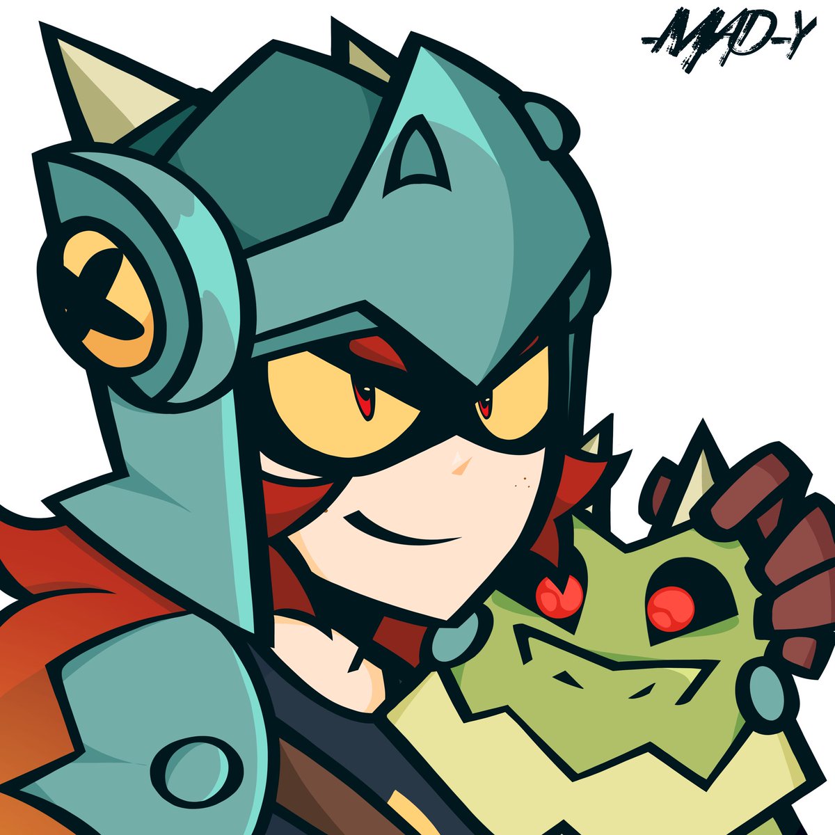 rays_ito's tweet image. Dibuje los perfiles de Draco donde aparece con su dragón uwu #Brawlstars #DracoBrawlstars