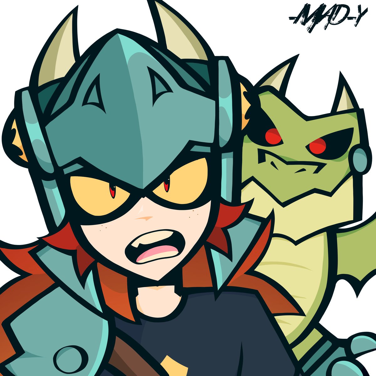 rays_ito's tweet image. Dibuje los perfiles de Draco donde aparece con su dragón uwu #Brawlstars #DracoBrawlstars