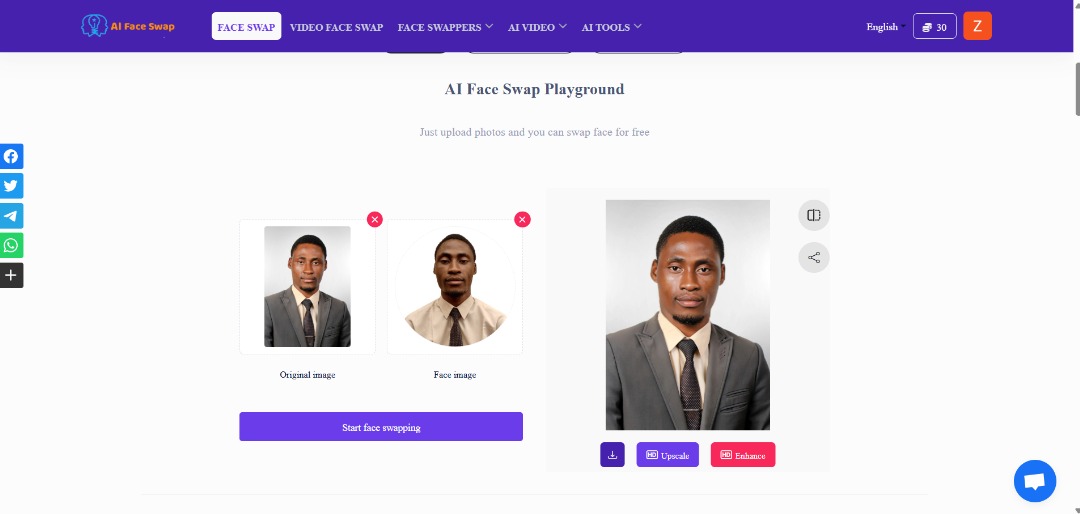 OlusolaIsaac12's tweet image. I was able to apply the face swap to a deepfake of an image of my own. 
@alx_africa @jbarbier @kalibetre #ALX_AiSK