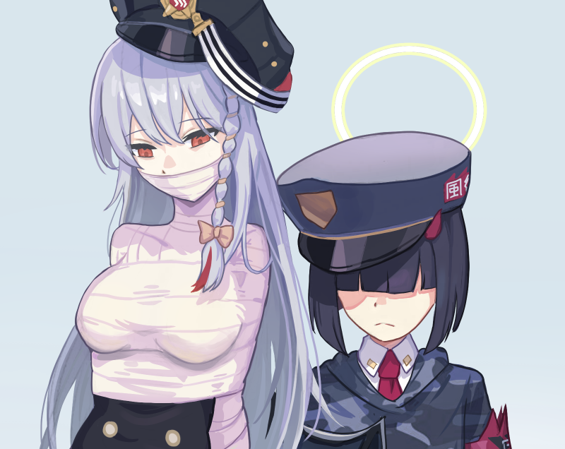 風紀委員に捕まってマミーにされたハルナ（ブルアカ）

フルサイズ・差分２枚
raftetram.fanbox.cc/posts/10290996