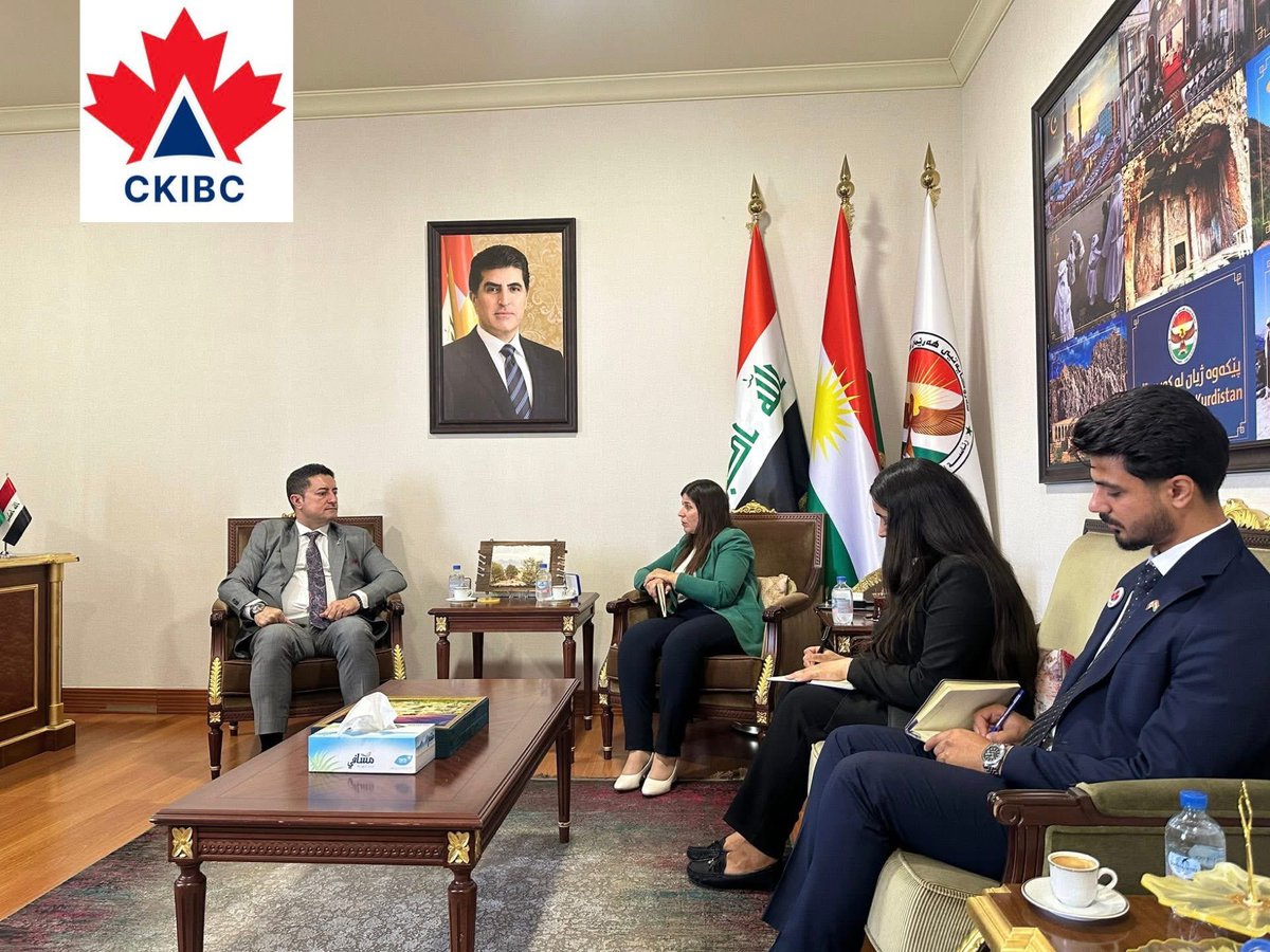 CKIBC_HQ's tweet image. Exciting #discussions today between Mr. Shaun Ismail of CKIBC &amp;amp; @floringorgis from Kurdistan’s Presidency Office, Department of Ethics &amp;amp; Religious Components! Focused on community development and future #collaborations #Canada #Kurdistan #Iraq 
#Erbil #Baghdad #Ottawa #CKIBC_HQ