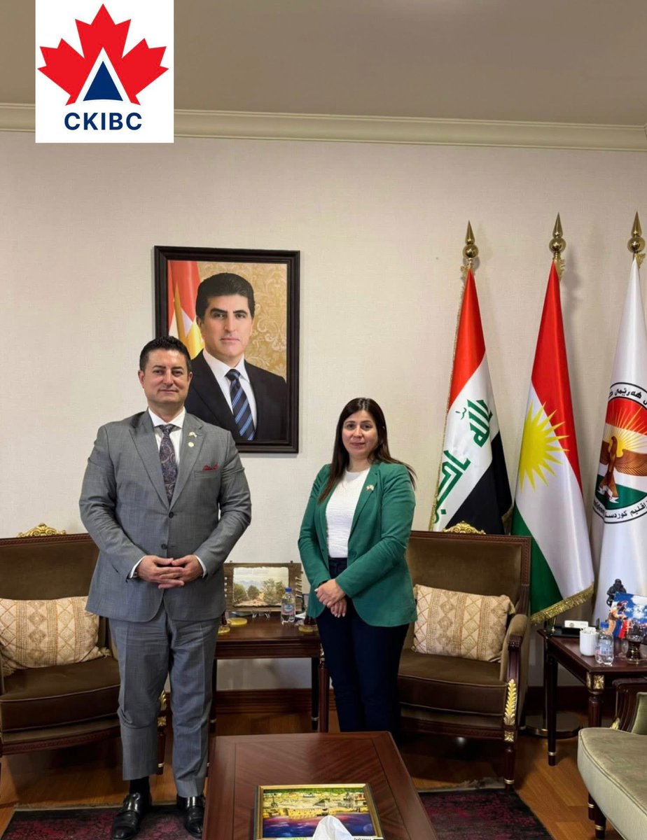 CKIBC_HQ's tweet image. Exciting #discussions today between Mr. Shaun Ismail of CKIBC &amp;amp; @floringorgis from Kurdistan’s Presidency Office, Department of Ethics &amp;amp; Religious Components! Focused on community development and future #collaborations #Canada #Kurdistan #Iraq 
#Erbil #Baghdad #Ottawa #CKIBC_HQ