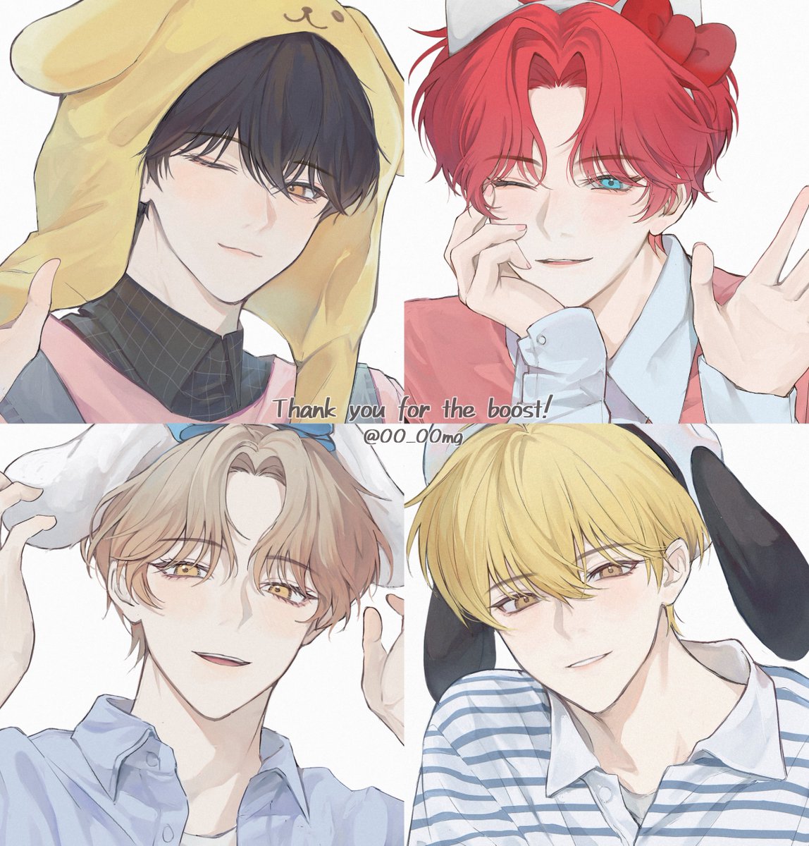 🐶🐯🦌
(boost御礼絵でした🫰)