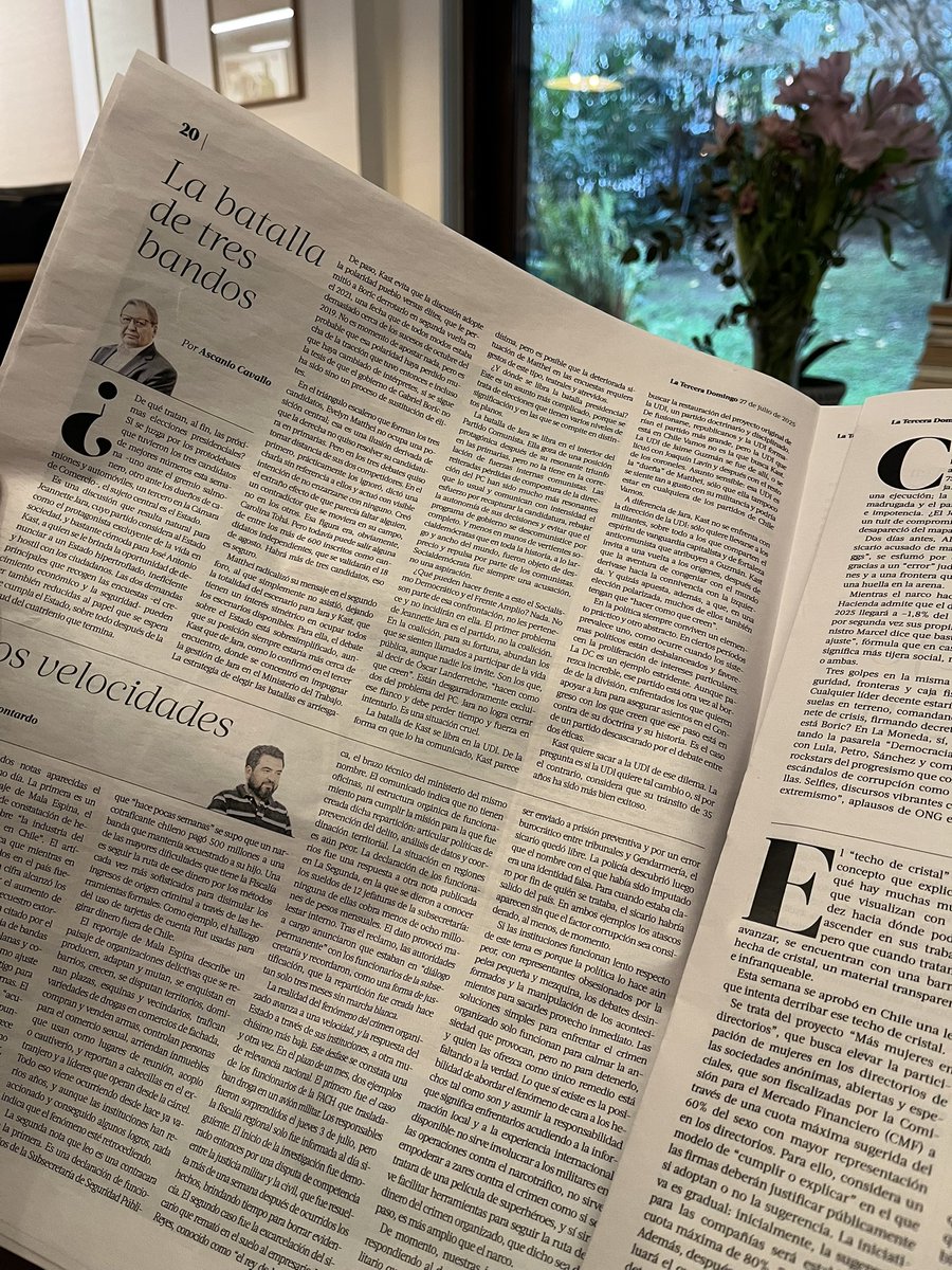 Grata sorpresa la nueva edición y calidad de impresión de <a href="/latercera/">La Tercera</a>