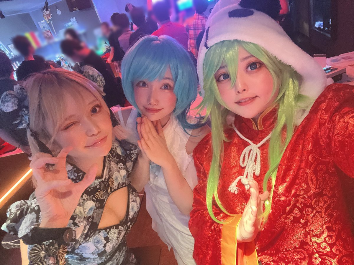 yuzu_kmc's tweet image. 明日も3人一緒🤣
きてくれてありがとう〜〜！🐼

#39Party